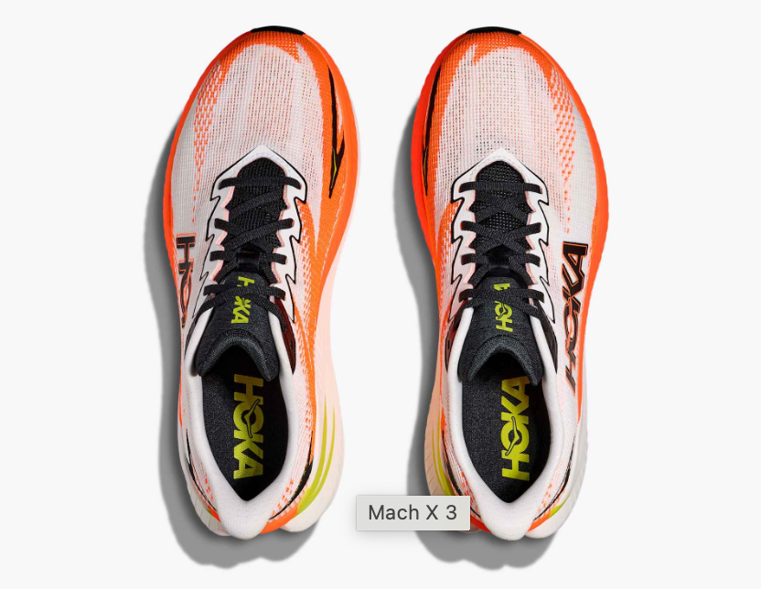 Men's Hoka Mach X 3 – Carbon Plate Running Shoe