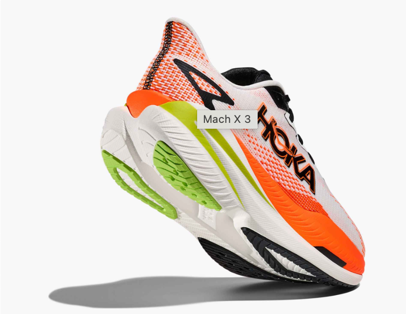 Men's Hoka Mach X 3 – Carbon Plate Running Shoe