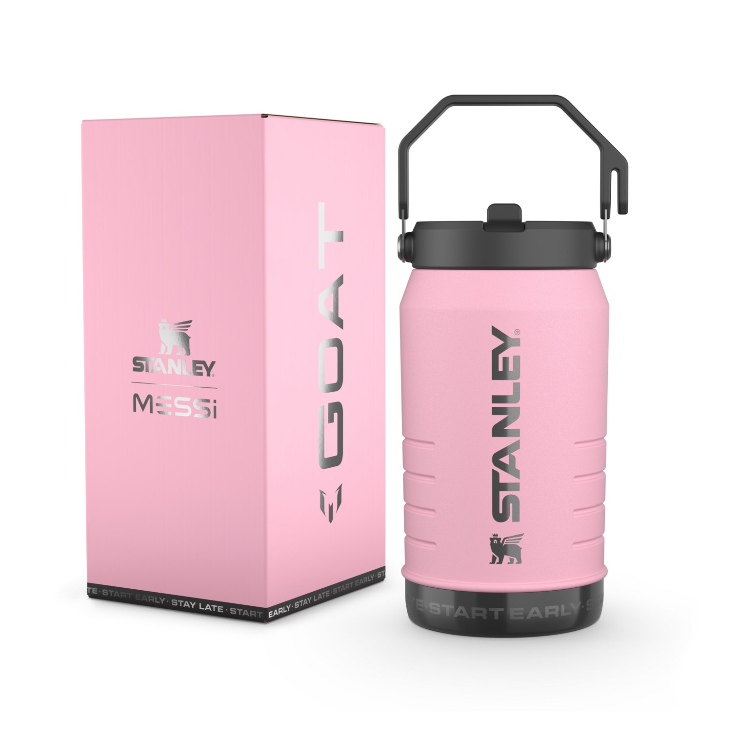 Messi x Stanley IceFlow™ Flip Straw Jug 64 oz – GOAT Collection